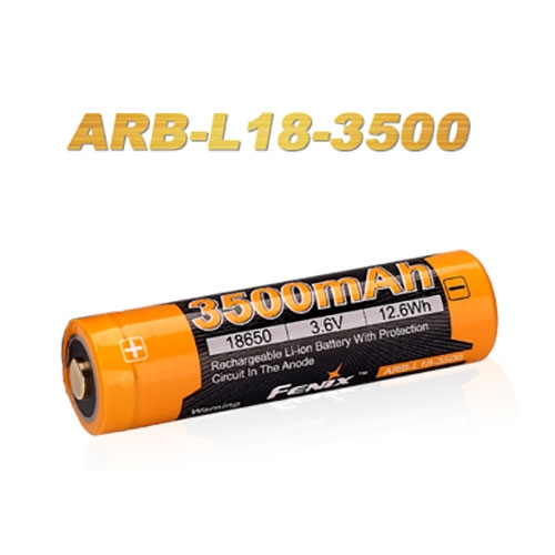 Batteries Fenix 18650 3500mAh Battery ARB-L18-3500 | High Capacity