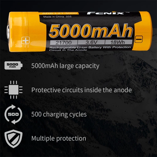 Batteries Fenix 21700 Battery ARB-L21-5000U | Fenix Distributor - Image 6