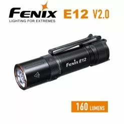 Boating Flashlights Fenix E12 V2.0 Compact EDC Flashlight | 160 Lumens