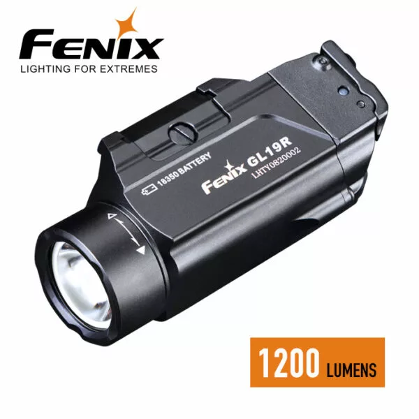 Fenix GL19R Rechargeable Weapon Light | 1200 Lumens