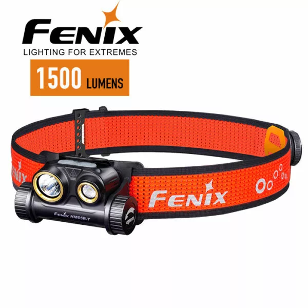 Boating Flashlights Fenix HM65R-T High Performance Headlamp | 1500 Lumens