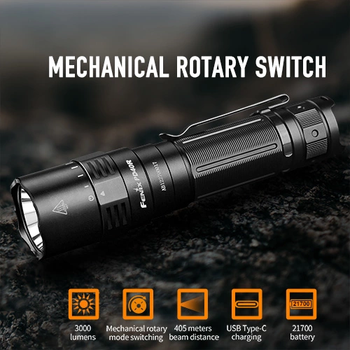Automotive Repair Flashlights Fenix PD40R V2.0 Rechargeable Flashlight | 3000 Lumens - Image 4