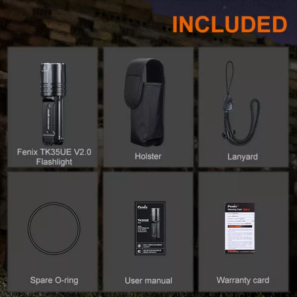 Boating Flashlights Fenix TK35UE V2.0 High Performance Flashlight | Authorized Distributor - Image 4