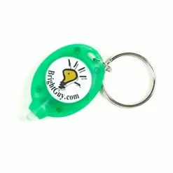 BrightGuy Keychain LED Flashlight | Includes Split Ring And Batteries