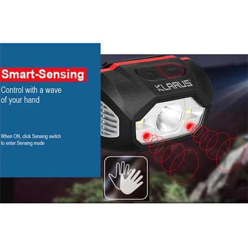 Boating Flashlights Klarus HM1 Smart Sensing Rechargeable Headlamp | 440 Lumens - Image 6