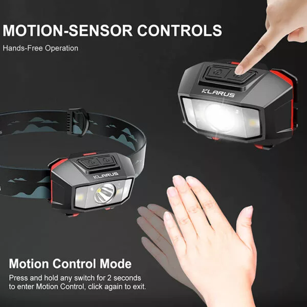 Automotive Repair Flashlights Klarus HM2 Motion Control Headlamp | Authorized Distributor - Image 6