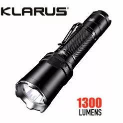 Boating Flashlights Klarus XT11R Compact Tactical Flashlight | 1300 Lumens