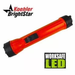 Industrial Flashlights Koehler BrightStar Worksafe 2224 LED Flashlight | Intrinsically Safe