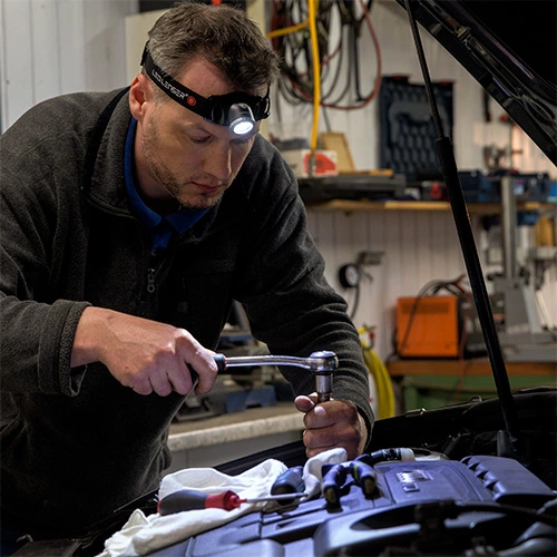 Automotive Repair Flashlights LED Lenser H7R.2 Rechargeable Headlamp | Adjustable Focus - Image 5