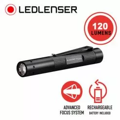 Bright Flashlights LEDLenser P2R Core Rechargeable Penlight | Adjustable Focus