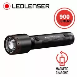 Boating Flashlights LEDLenser P6R Core Rechargeable Flashlight | 900 Lumens | Adjustable Focus