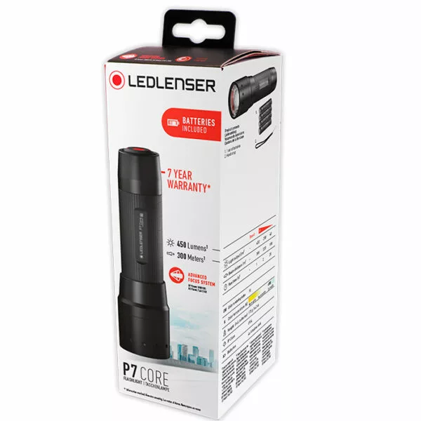 Boating Flashlights LEDLenser P7 Core Flashlight | Adjustable Focus - Image 6
