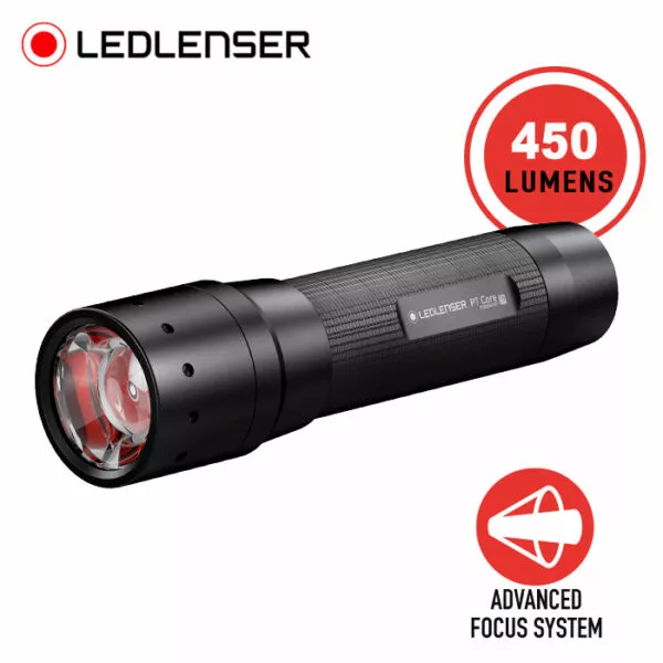 Boating Flashlights LEDLenser P7 Core Flashlight | Adjustable Focus