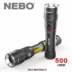 Automotive Repair Flashlights NEBO SLYDE KING Rechargeable Work Light | 2nd Gen | 500 Lumens