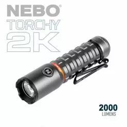 Automotive Repair Flashlights NEBO Torchy 2K Rechargeable Flashlight | 2000 Lumens