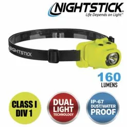 Headlamps Nightstick Instrinsically Safe Rechargeable Headlamp XPR-5554G, Class I Div 1
