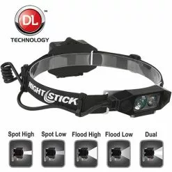 Fire Nightstick NSP-4616B Low Profile Headlamp | 450 Lumens