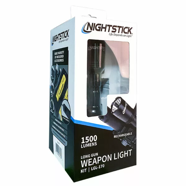 Flashlights For Outdoor Sports Nightstick Rechargeable Weapon Light LGL-170 | 1500 Lumens - Image 3