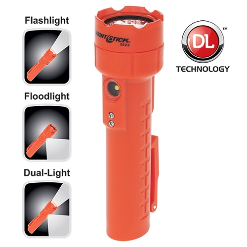 Automotive Repair Flashlights Nightstick Rechargeable Magnetic Dual-Light NSR-2252RM