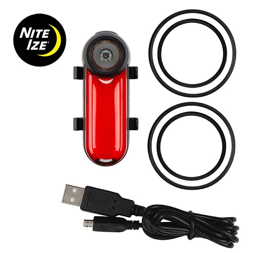 Flashlights Nite Ize Radiant® 125 Rechargeable Bike Light | High Vis RED