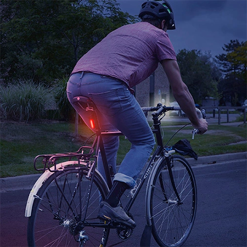 Flashlights Nite Ize Radiant® 125 Rechargeable Bike Light | High Vis RED - Image 2