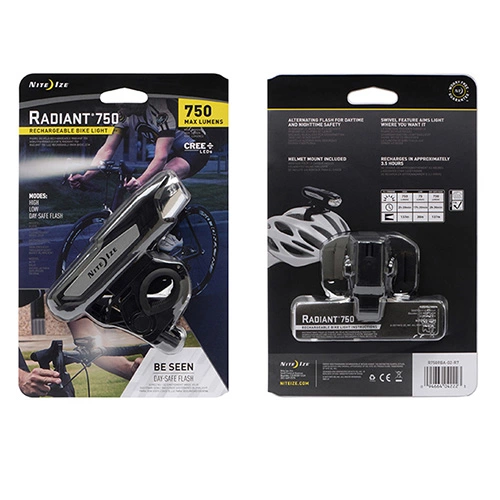 Cycling Flashlights And Headlamps Nite Ize Radiant® 750 USB Rechargeable Bike Light | 750 Lumens - Image 3