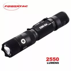 Boating Flashlights Powertac® E9R G4 Rechargeable Flashlight | 2550 Lumens