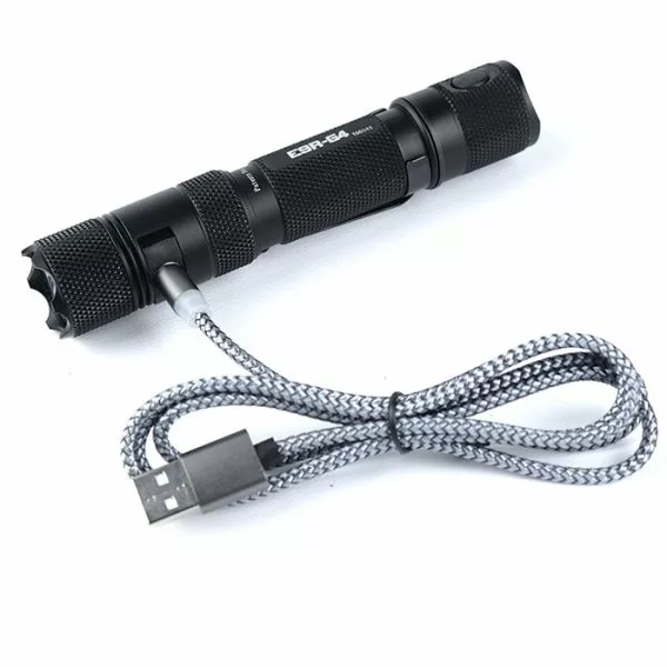 Boating Flashlights Powertac® E9R G4 Rechargeable Flashlight | 2550 Lumens - Image 2