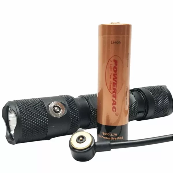 Automotive Repair Flashlights Powertac M5 Rechargeable Flashlight | 1300 Lumens - Image 6
