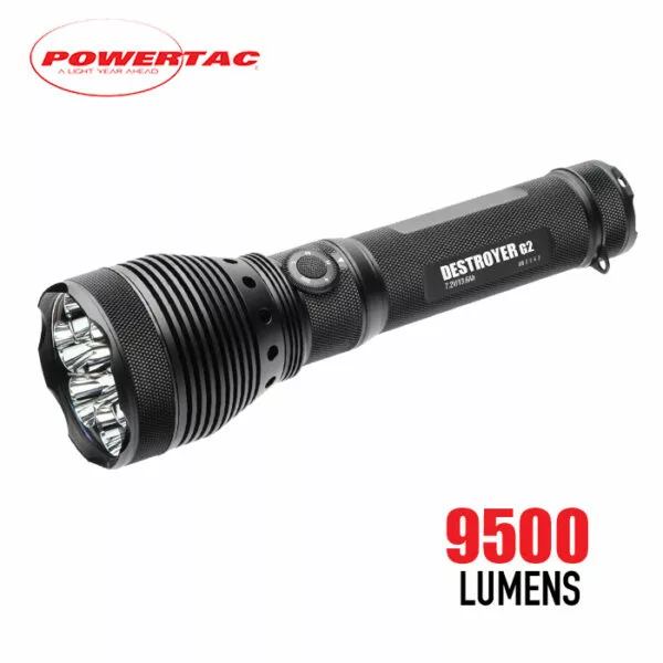 Fire Powertac X10000 Destroyer G2 High Brightness Search Light