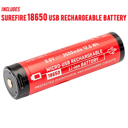 Boating Flashlights Surefire Fury Dual Fuel IntelliBeam™ Flashlight | 1,500 Lumens | Rechargeable - Image 2