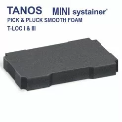 T-Loc TANOS Mini Systainer® Pick & Pluck Smooth Base Foam | 80101376