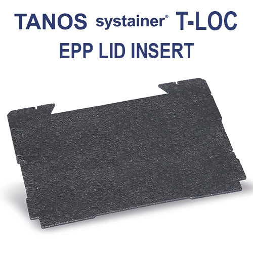 TANOS Systainer T-Loc Lid Insert EPP | Tanos Distributor