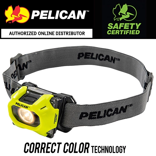 Automotive Repair Flashlights Pelican 2755CC Correct Color Headlamp | Intrinsically Safe | Pelican Distributor